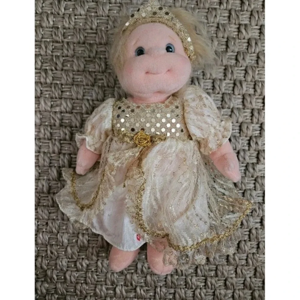 Vintage Ty Wedding Plush Dolls Set Bride & Groom Collectible Toys‎ Lot of 4